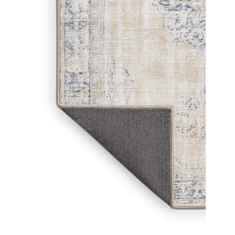 Tapis beige/gris traditionnel, Rectangle 7 pi x 10 pi