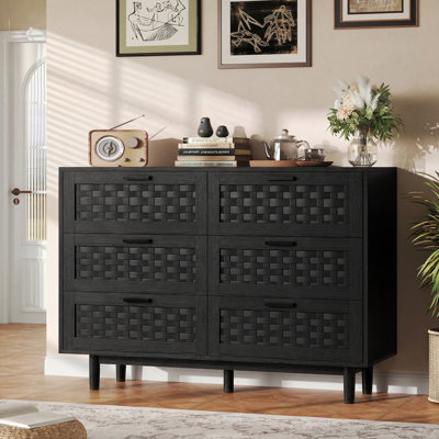 115cm W 6 - Drawer Chest of Drawers
