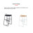 Coto Magazine Side Round Table, End Table with Magazine Holder for Living-1701236044-1701236047