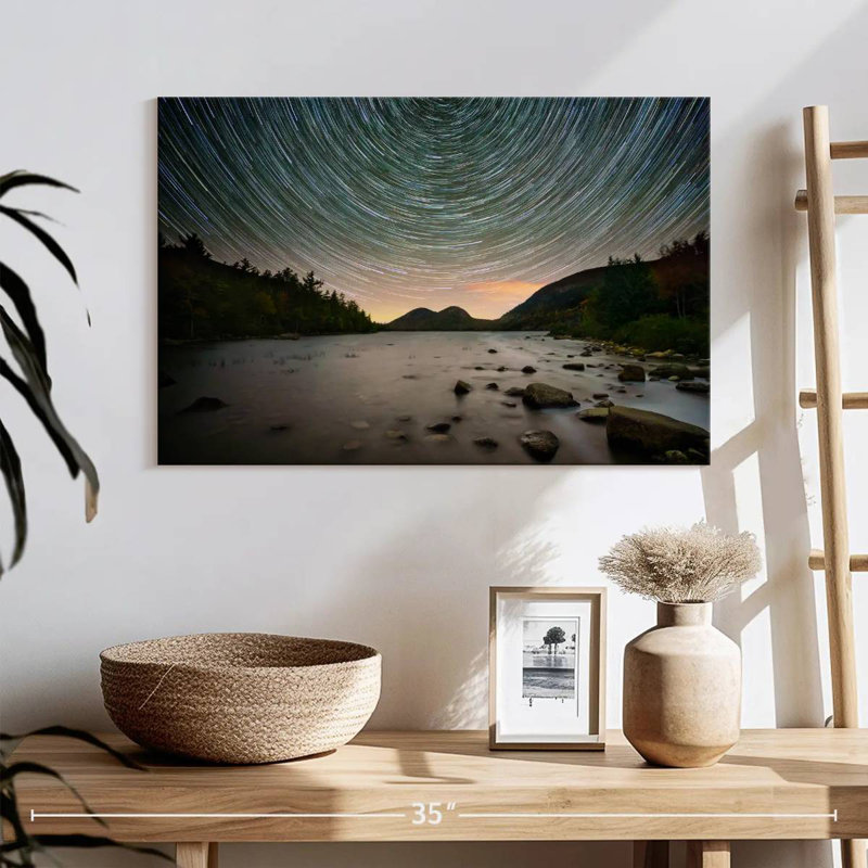 Oberle Star Trails sur l'étang Jordan en Acadie, H 16 po x l 24 po