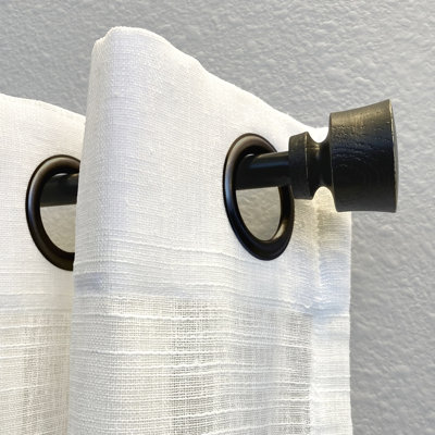 Aamira Metal Adjustable Single Curtain Rod