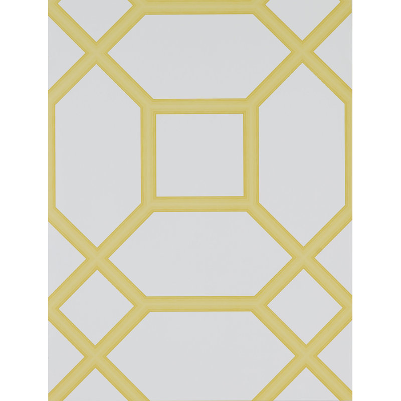 Lorenzo Castillo Hispania Miguel Geometric Wallpaper Roll, Amarillo