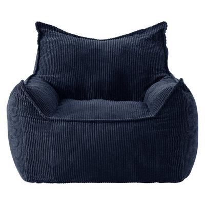 Fauteuil à billes surdimensionné moderne en velours côtelé l 39 po Modern