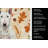 White Bull Terrier Heirloom Fall Kitchen Towel-1218231585