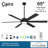 Cairo 65" Led Smart Indoor/outdoor Ceiling Fan-116794740-116794741