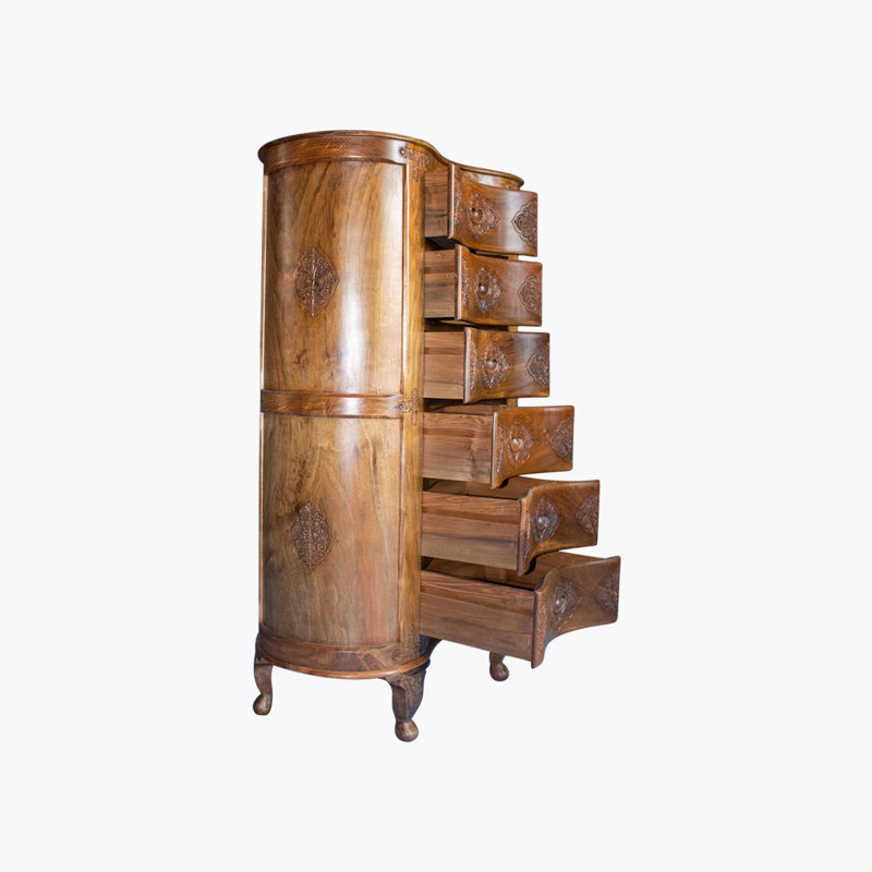 Ketterman Solid Wood 76.02cm W 6 - Drawer Chest of Drawers
