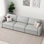 Canapé modulaire Hymes avec housse de coussin amovible