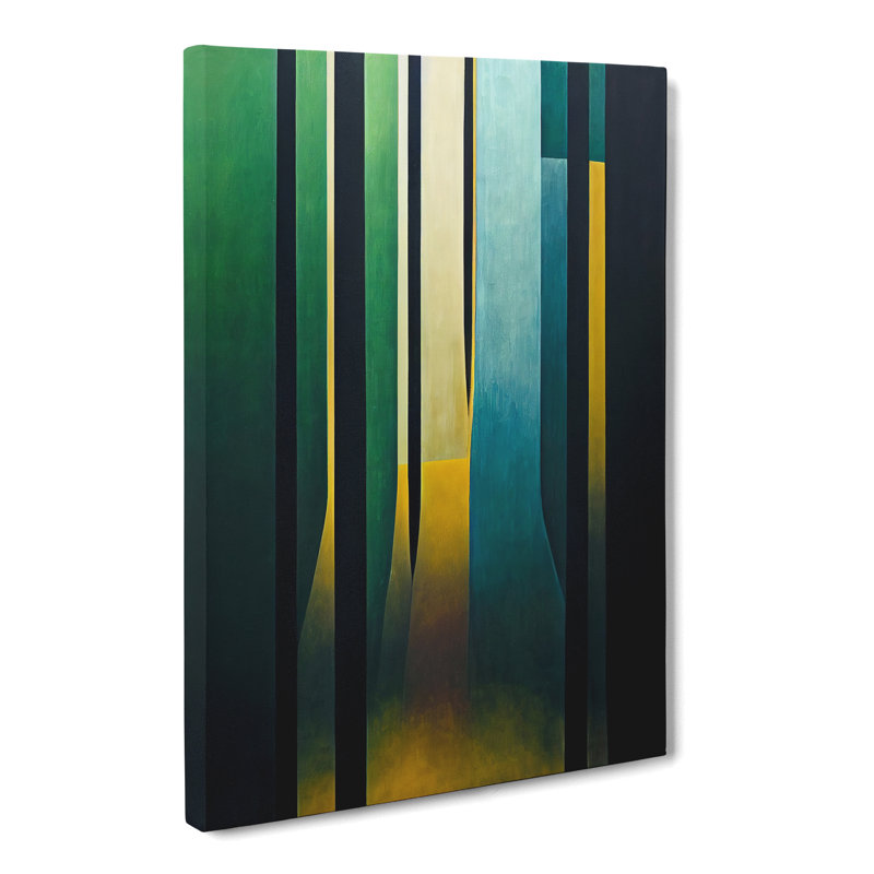 Tarangini Rain Forest Contemporary - Wrapped Canvas Print, 60cm H x 40cm W x 3cm D