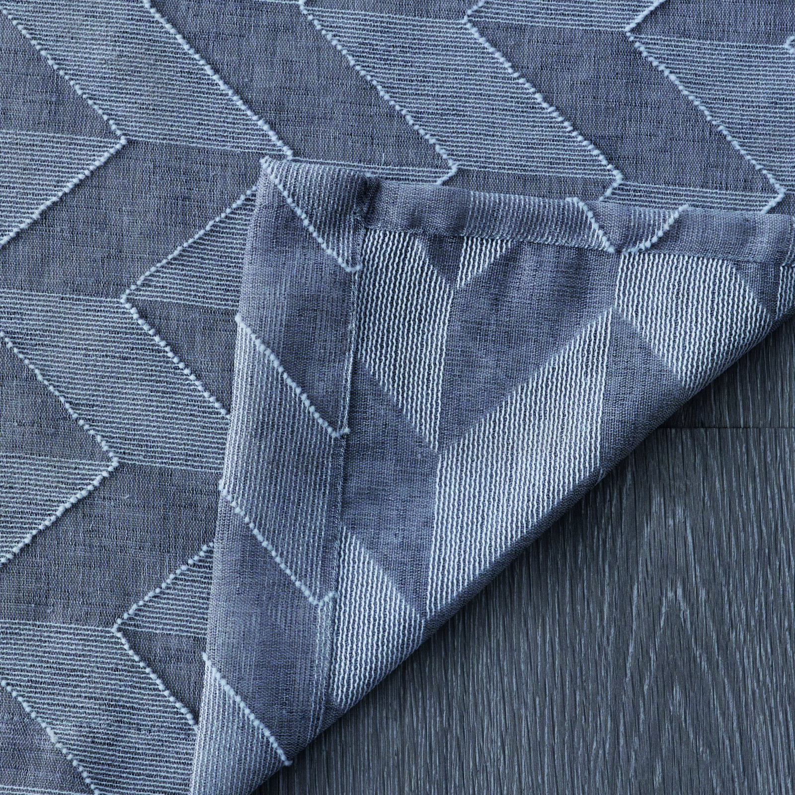 Stavros Sheer Polyester Curtain, Gray, 52" x 84"