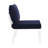Riverside 4 Piece Outdoor Patio Aluminum Sectional Set with Armchair and Table-1859164006