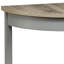 Console de rangement beige avec tablette, 67 x 34 x 72 cm, en bois et papier, 1 pièce, beige et gris.
