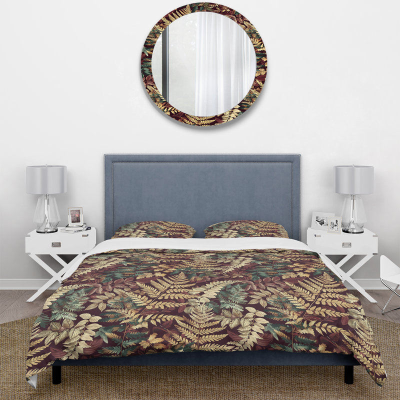 Ensemble de housse de couette Tropical, Housse de couette très grand + 2 taies décorativ