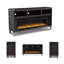 Carleigh Unfinished TV Stand for TVs up to 60" with Fireplace Included