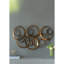 38.5X22x4.2" Seretha Gold Leaf Wall Décor