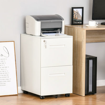 Bilski 39cm Wide 2 -Drawer Mobile File Cabinet