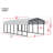 Galvanized Steel Carport, 10X29X7-27668989-124237128