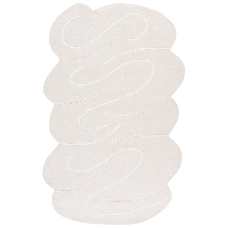 Novelty 157 Hand Tufted 95% Wool; 5% Viscose Abstract Rug, Novelty 3' x 5'