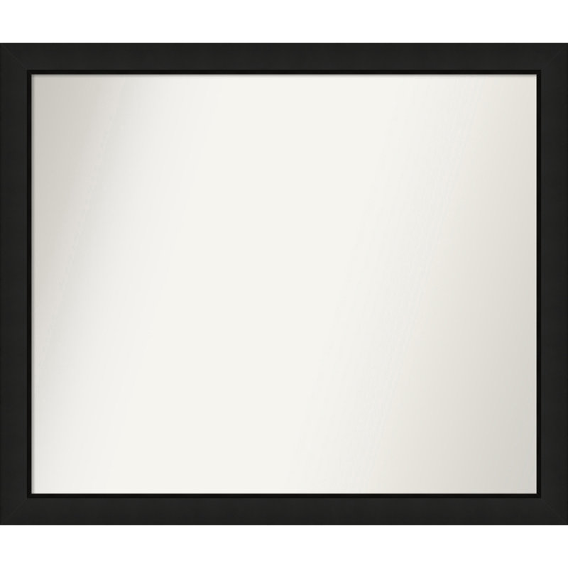 Phil Solid Wood Wall Mirror, Rectangle, 28.25" x 33.25"