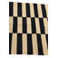 Tapis noir et blanc Ohlson