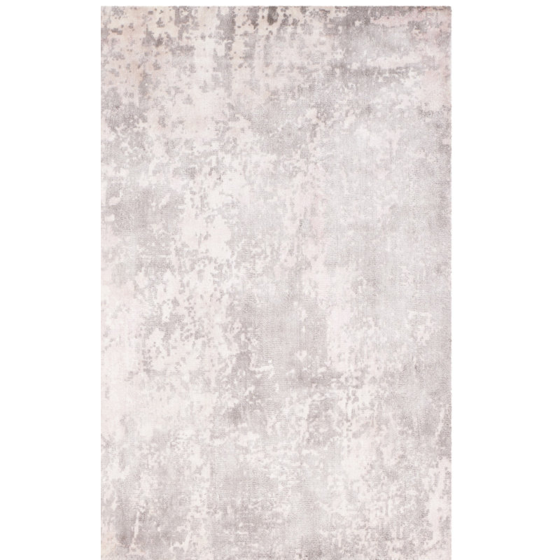 Tapis rose tissé à plat à la main à motif abstrait Mcelroy, Rectangle 10 pi x 14 pi