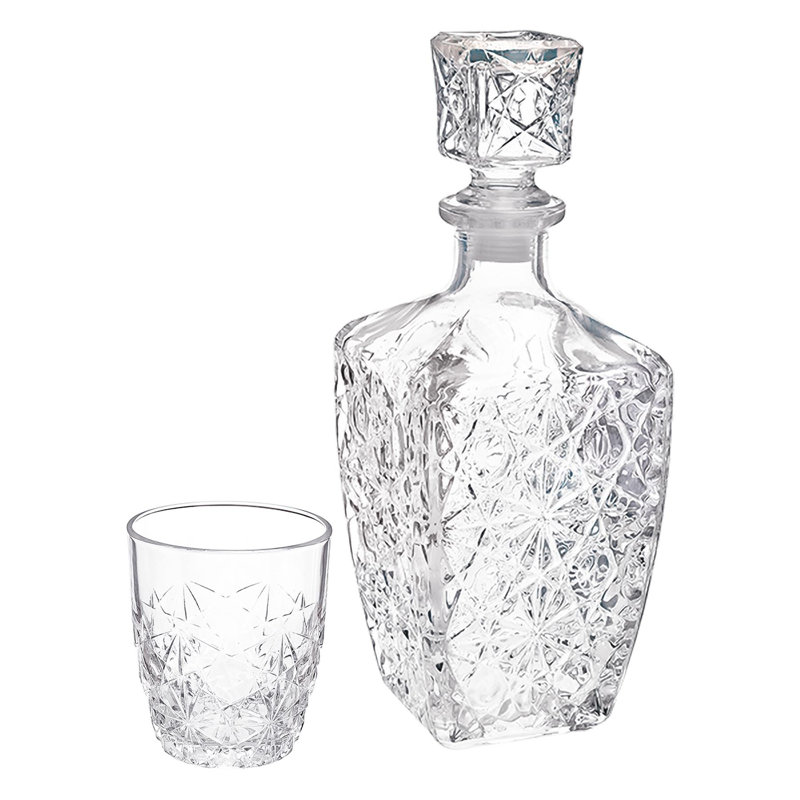 Dedalo Whisky Decanter & Glasses