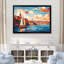 Sydney Harbour, coucher de soleil, côtes III - art mural côtier paysage portuaire-857065151-857065100