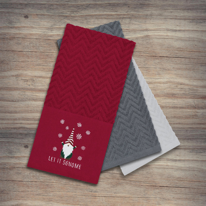 Cotton Tea Towel Kitchen Towel, Red