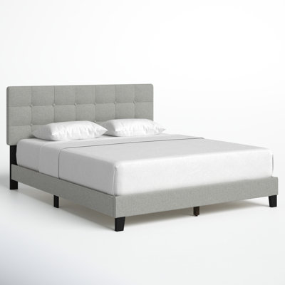 Abdiel Tufted Upholstered Low Profile Platform Bed
