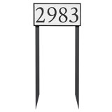 Washington 1-Line Lawn Address Sign