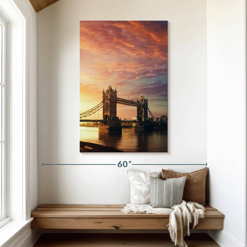 Nicci Tower Bridge Sunrise View, 48" H x 32" W