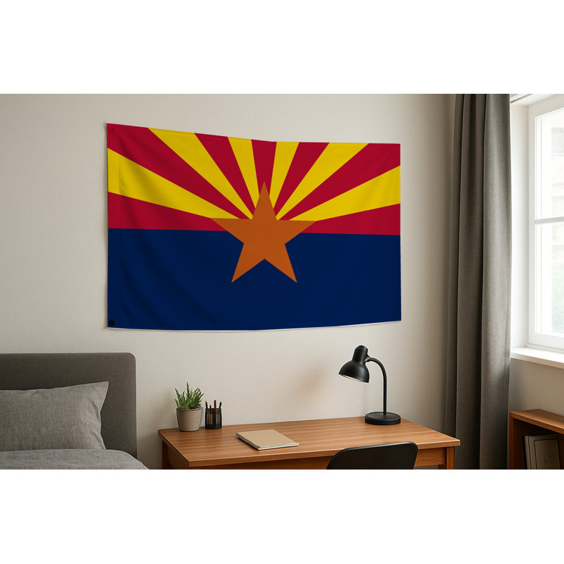 Drapeau de l'État de l'Arizona - Drapeau