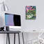  «Tropical Fun» par Kathleen Parr, art mural en verre acrylique, 12 po x 16 po