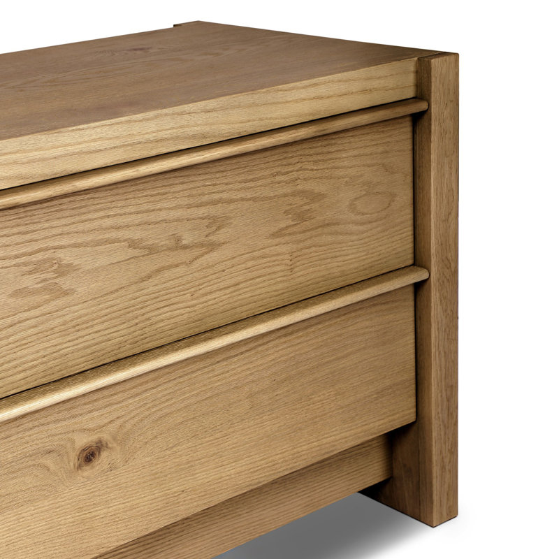 Table de chevet l 41,5 po Geniece, Rebois de chêne sableux