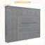 Grand lit escamotable mural avec armoires-169503371