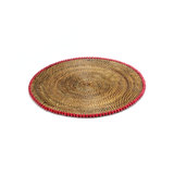 Natural Vine Round Beaded Placemats