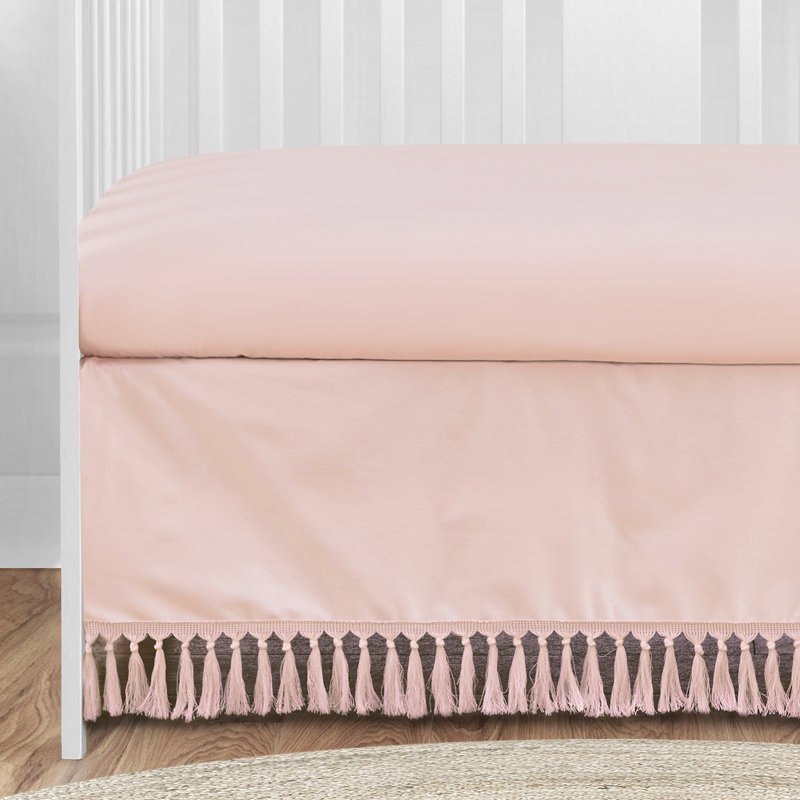 Ensemble de literie pour lit de bébé 4 pièces Bohemian, Rose