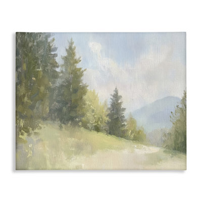 Meadow Of Green Landscape, conception de Petal Prints Design