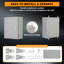 NEMA 4X/IP66 Waterproof Steel Electrical Storage Cabinet – 24"x16"x10" Lockable Wall-Mounted Enclosure with Mounting Plate & 2 Keys – Industrial Junction Panel – Gray-white