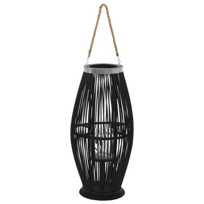 Lanterne murale en bois 23,6 po
