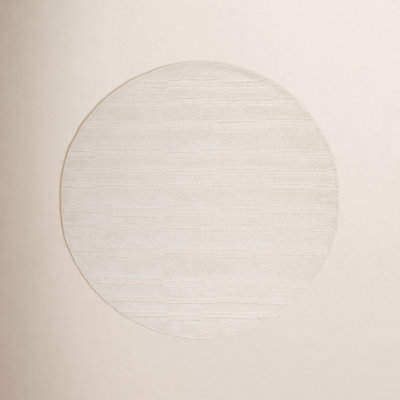 Elona Hand Tufted Wool/Cotton Area Rug in Ivory