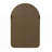Natural Rattan Arched Wall Mirror 39x26x1.2 Inches