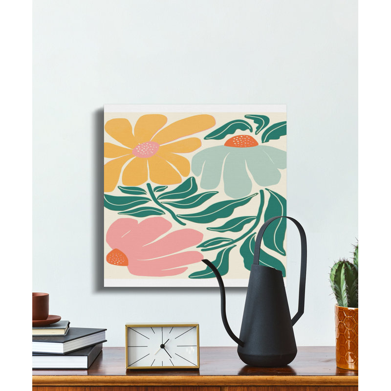 1 Piece Wrapped Canvas Wall Art Set, 25.4 cm H x 25.4 cm W