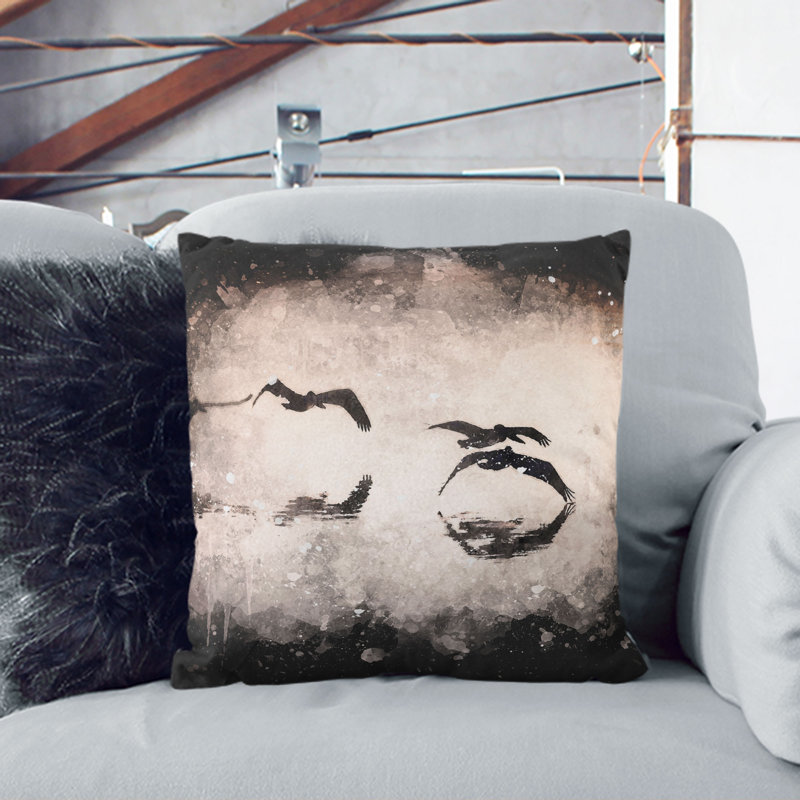 Square Throw Cushion, 40cm H x 40cm W x 15cm D