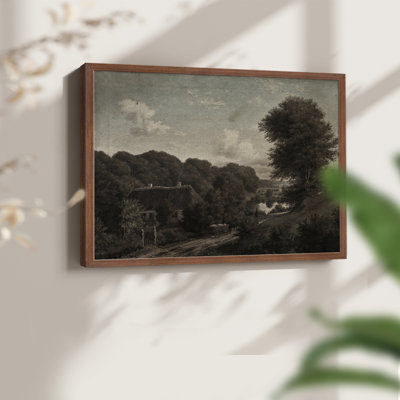 Vintage Landscapes-CCCXCV -Framed Print - Restickable