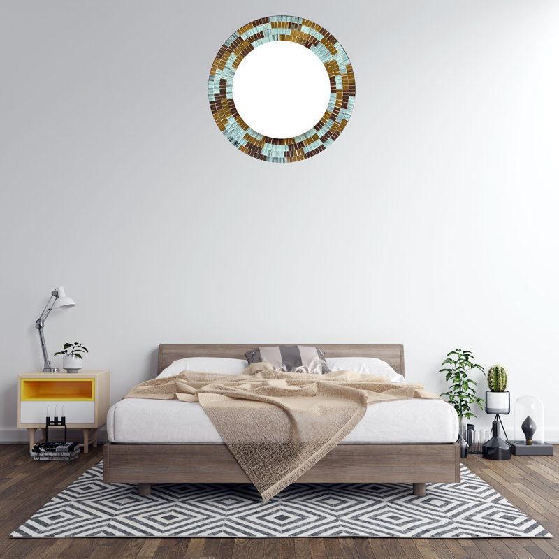 Miroir mural Zorigs, Brun