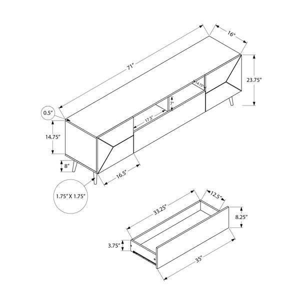 Dimensions du produit