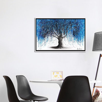 «Blue Midnight Tree» par Ashvin Harrison - impression d'art graphique