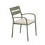 Fauteuil de patio empilable avec coussin Fiskeville-2069686929