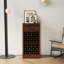 Buffet de bar à vin brun modulaire de couleur noyer 24 boards Buffets-50977128