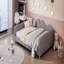 Lit de jour rembourré, lit de jour, canapé en sherpa avec dossier en forme de nuage, aucun sommier nécessaire-839205035-839205034